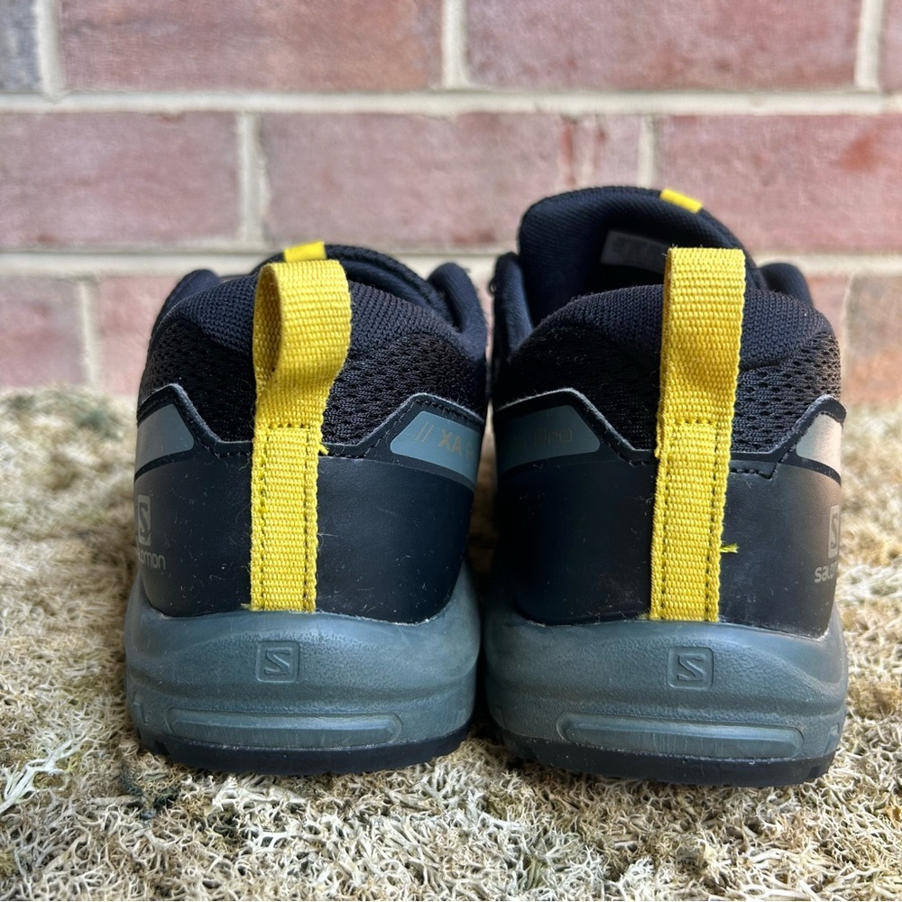 Salomon Xa Pro V8 Trail Running Shoes Blue Gray Yellow Men’s 7.5 - Picture 5 of 8